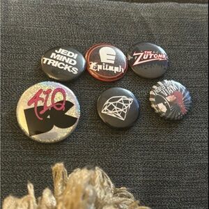 Emo punk y2k pin bundle futons epitaph records Jedi mind tricks